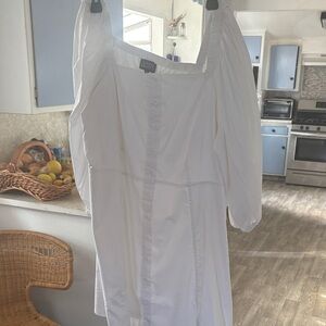 White Off-Shoulder Dress